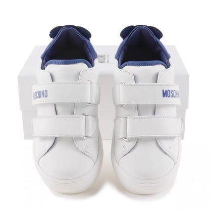 女童白色泰迪熊运动鞋