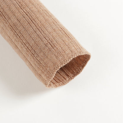 Boys & Girls Camel GG Knit Wool Turtleneck