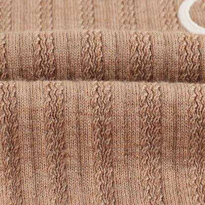 Boys & Girls Camel GG Knit Wool Turtleneck