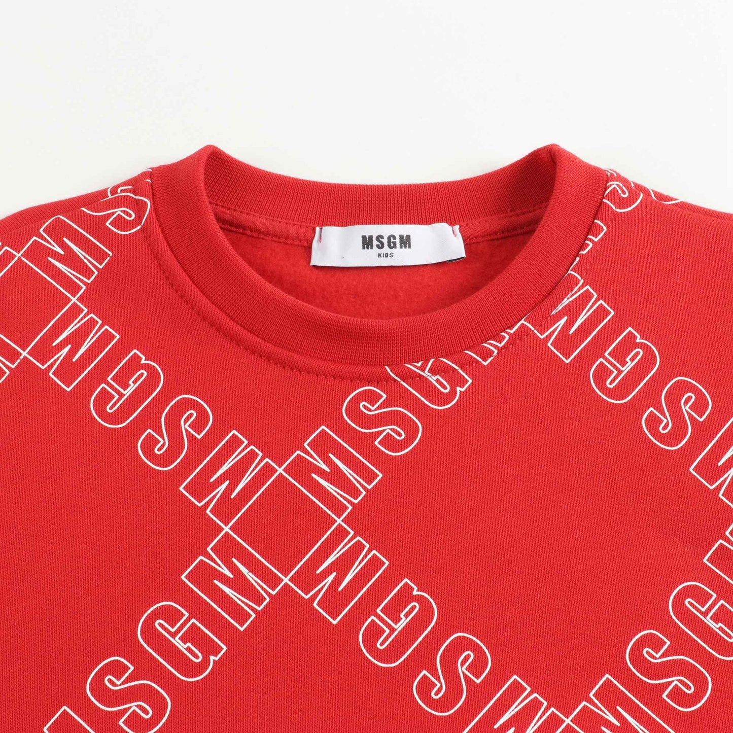 Boys Red Cotton Sweatshirt