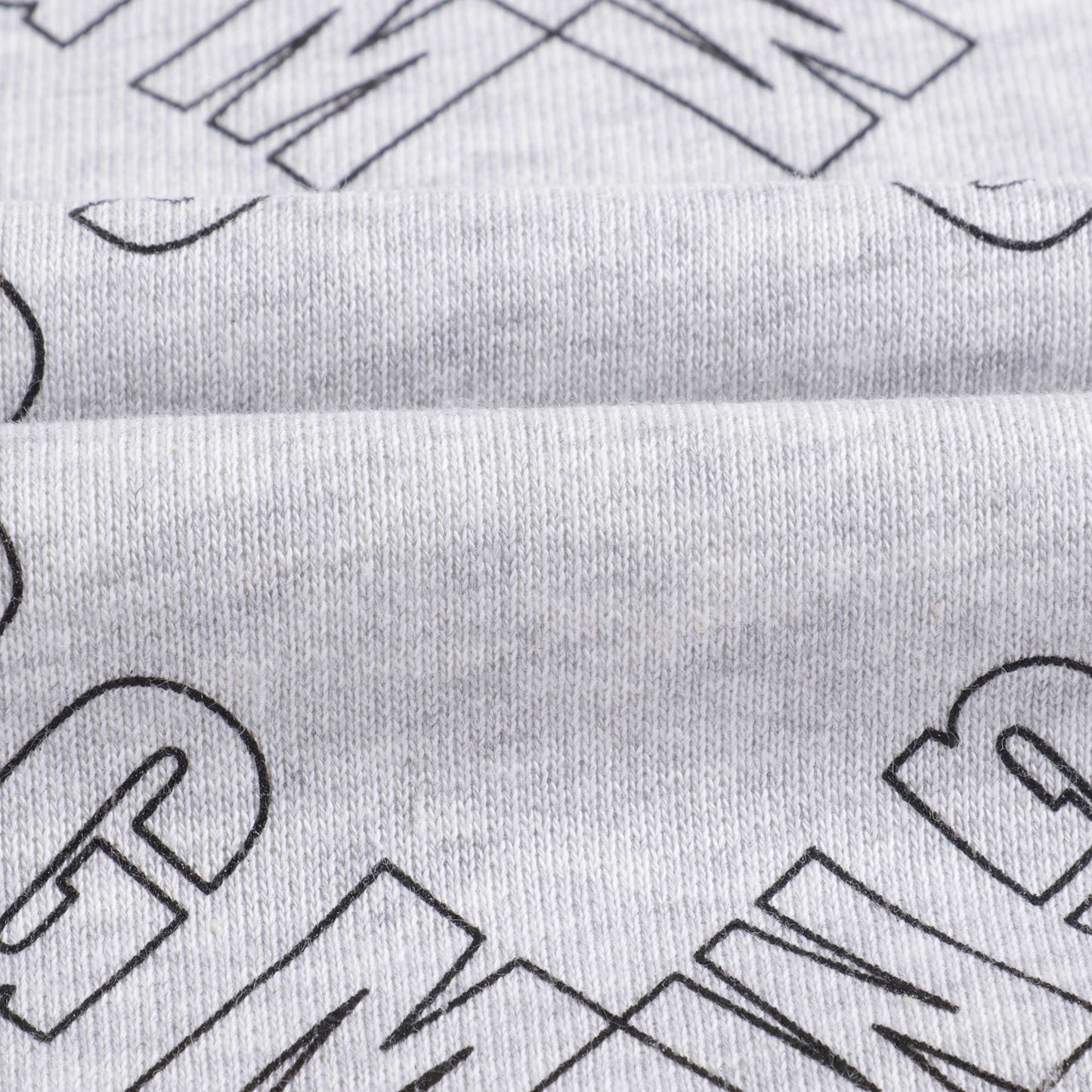 Boys Light Melange Grey Cotton Sweatshirt