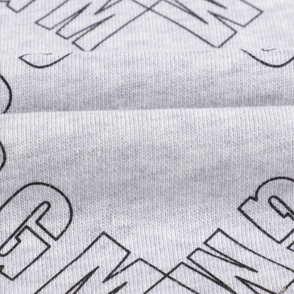 Boys Light Melange Grey Cotton Sweatshirt