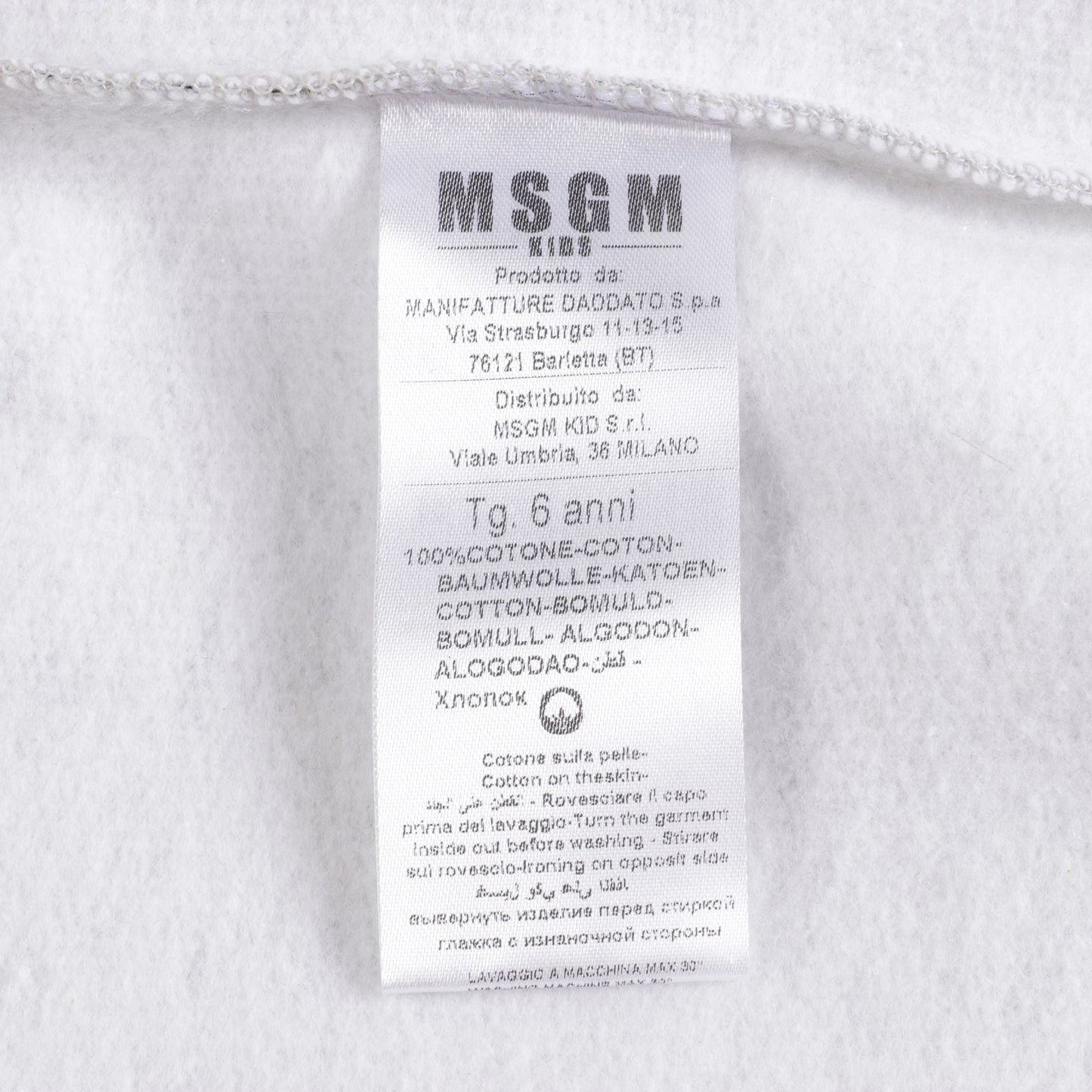 Boys Light Melange Grey Cotton Sweatshirt