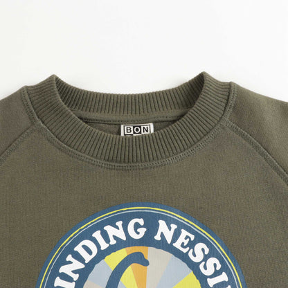 Boys Vert Lochness Cotton Sweatshirt
