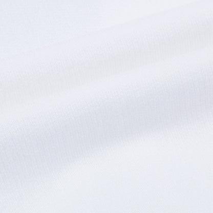 Girls White Love Cotton Zip-up Top