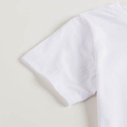 Boys & Girls Optical White T-Shirt