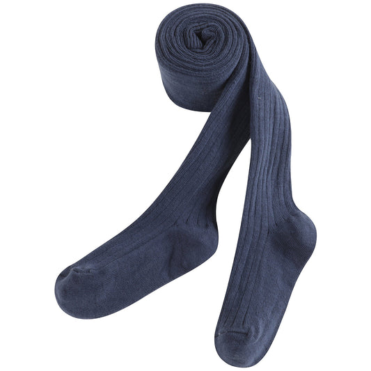 Girls Blue Faience Tights
