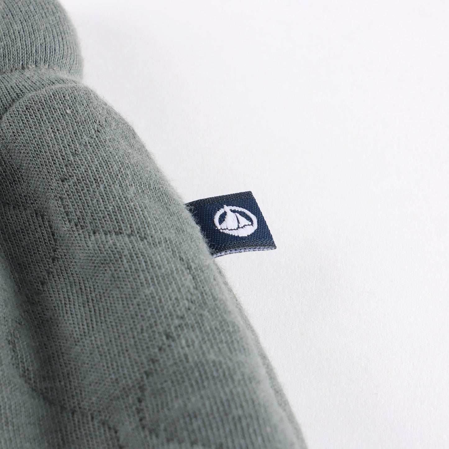 男童灰绿色棉长裤