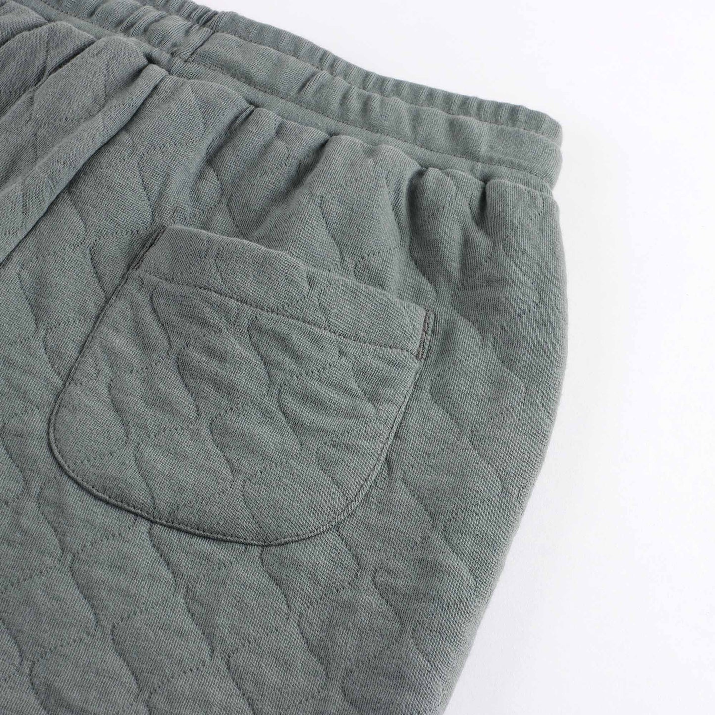 男童灰绿色棉长裤