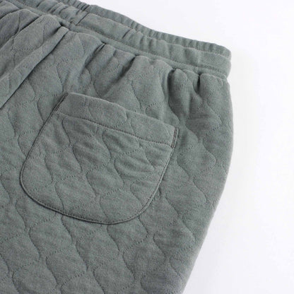 男童灰绿色棉长裤