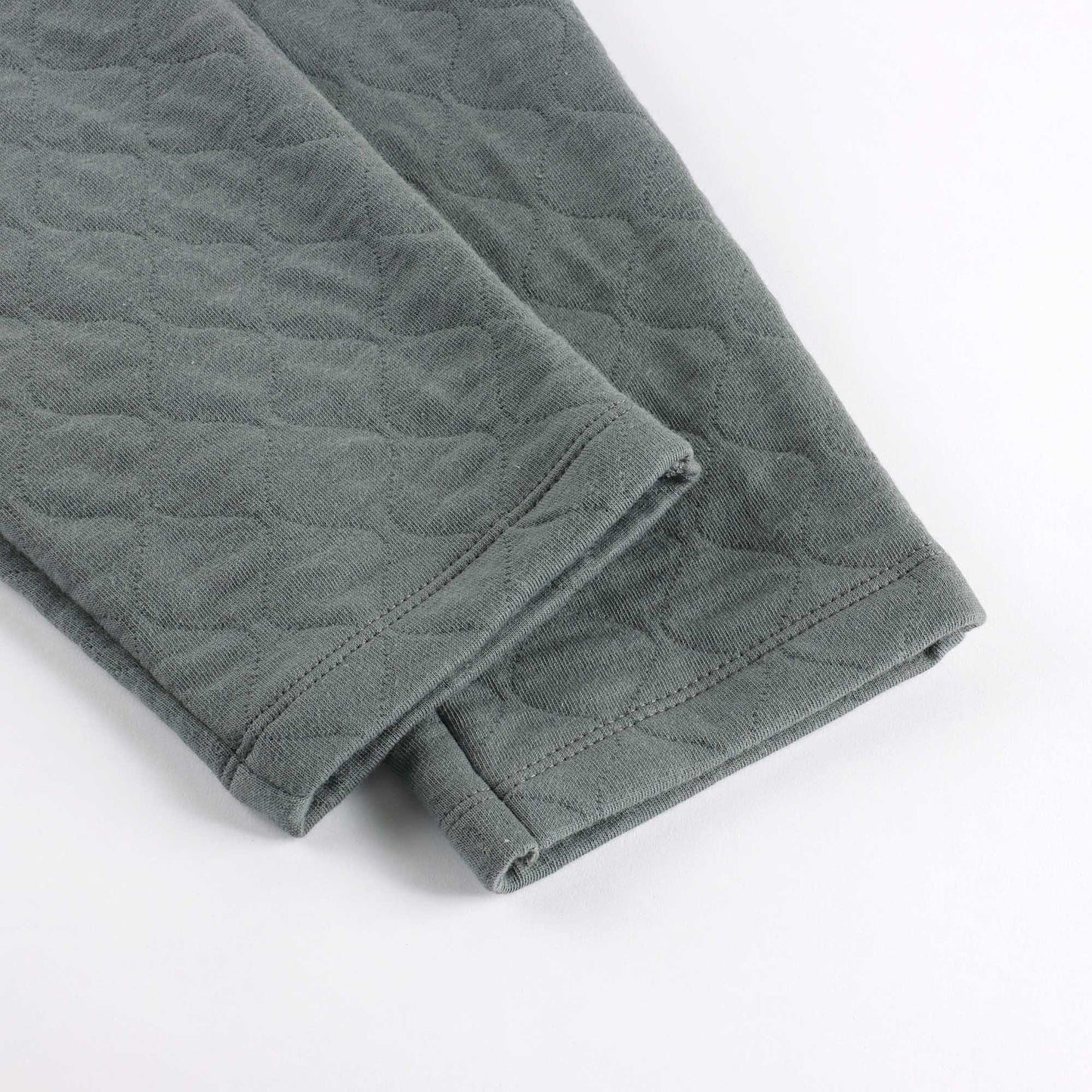 男童灰绿色棉长裤