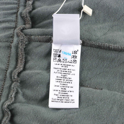 男童灰绿色棉长裤