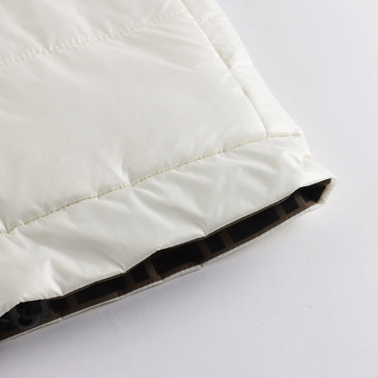 儿童白色双面羽绒服