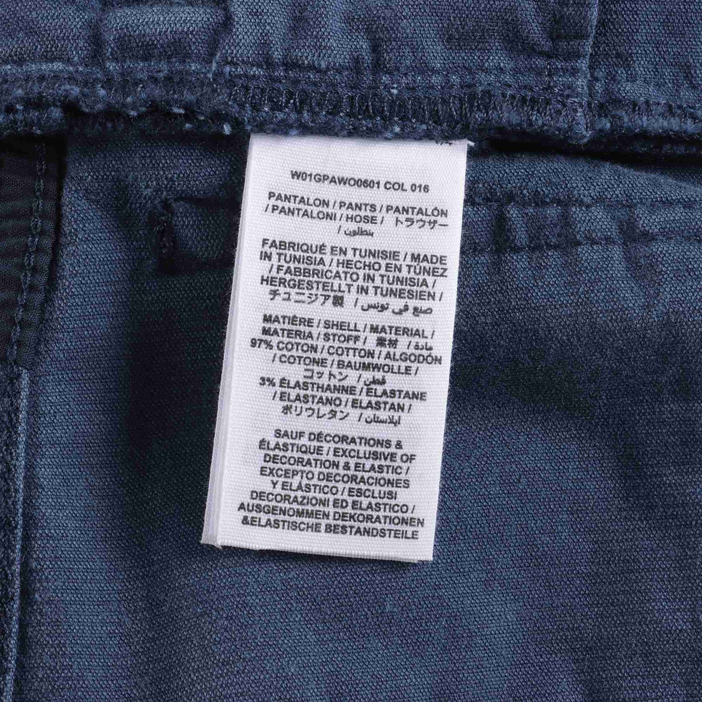 女童深蓝色丝绒长裤