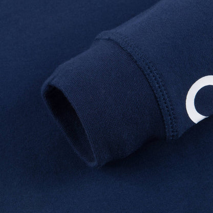Boys Navy Logo Cotton Sweater