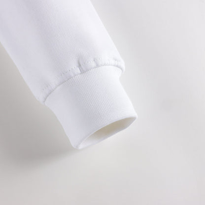 儿童白色Logo棉卫衣