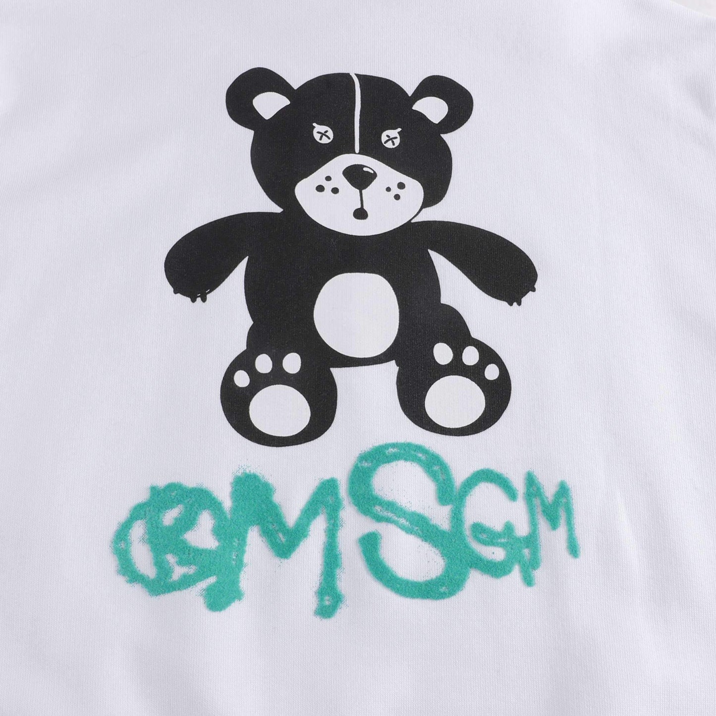 儿童白色Logo棉卫衣