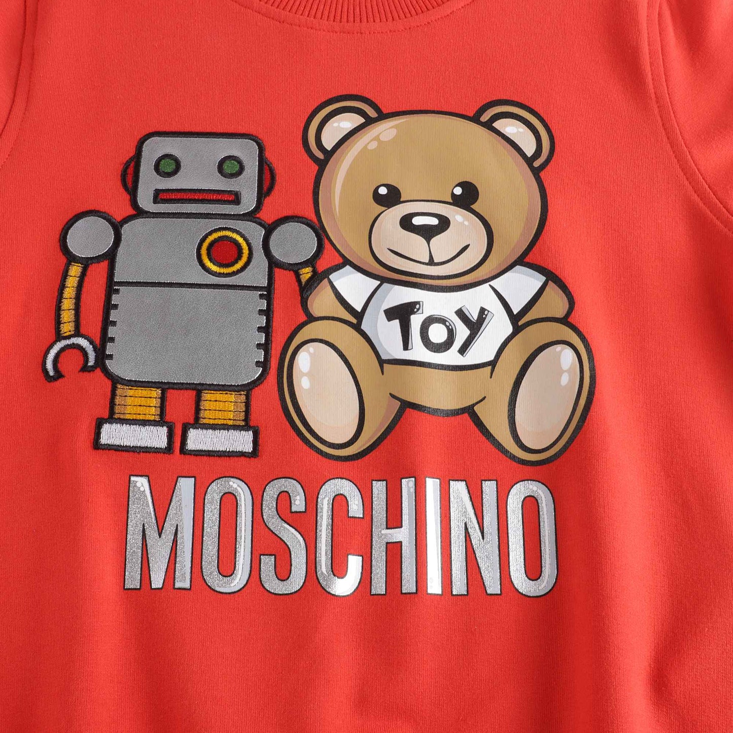 儿童红色Logo棉卫衣