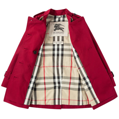 Girls Parade Red Cotton Coats