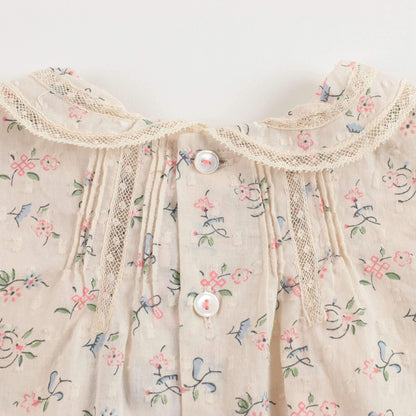 女小童碎花衬衫
