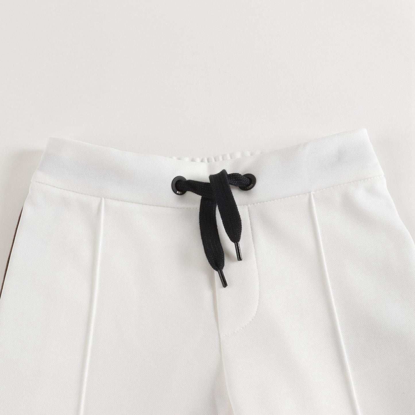 Boys White Logo Trousers