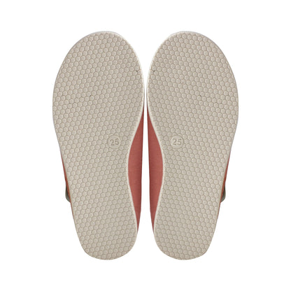 女童玫瑰粉搭扣棉鞋