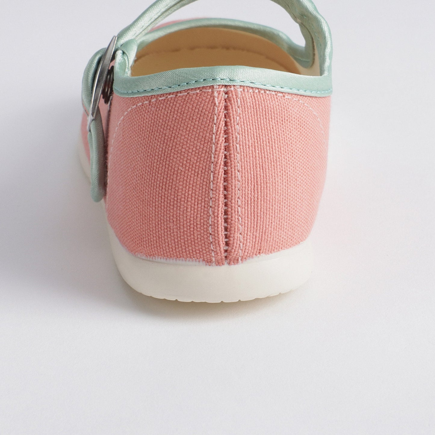 女童玫瑰粉搭扣棉鞋