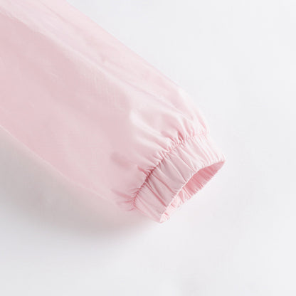 儿童粉色连帽夹克