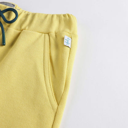 儿童黄色棉短裤