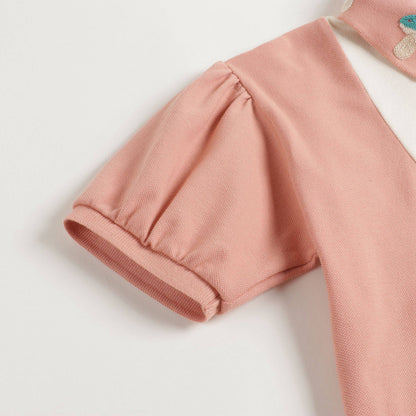 Girls Peach Sorbet Dress