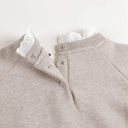 Girls Light Grey Sweatshirt