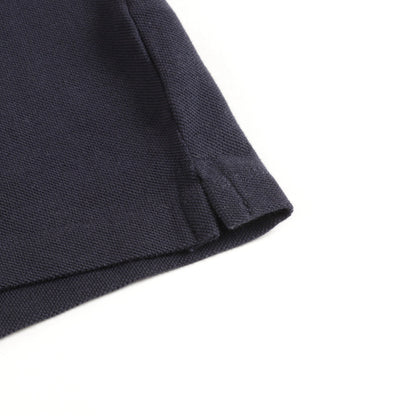 Boys Navy Cotton Poloshirt