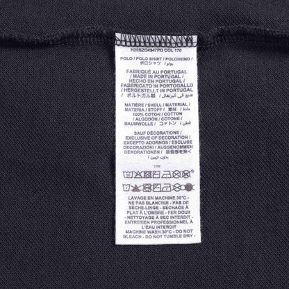 Boys Navy Cotton Poloshirt