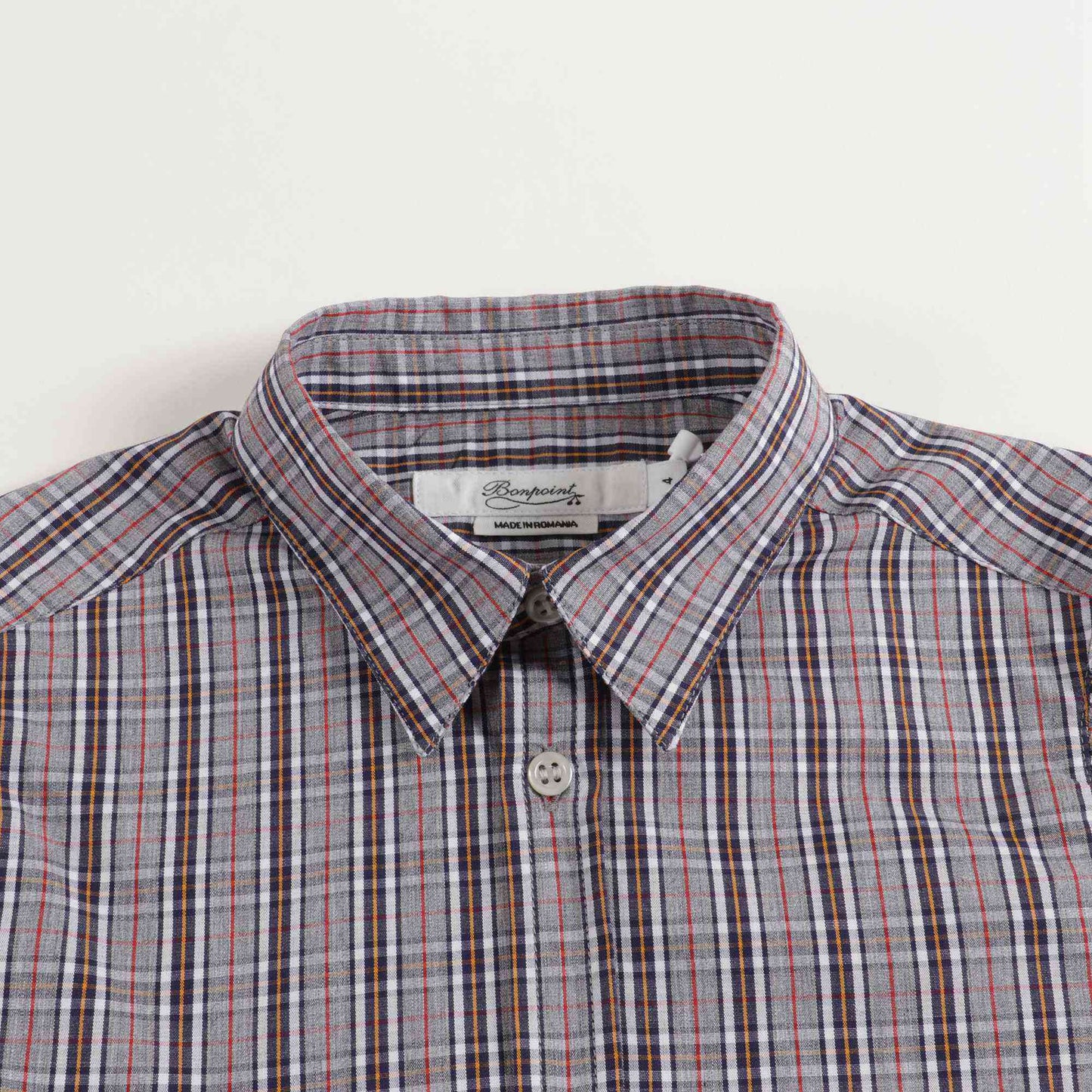 Boys Plaid Cotton T-Shirt