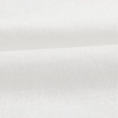 Boys & Girls White Cotton T-Shirt