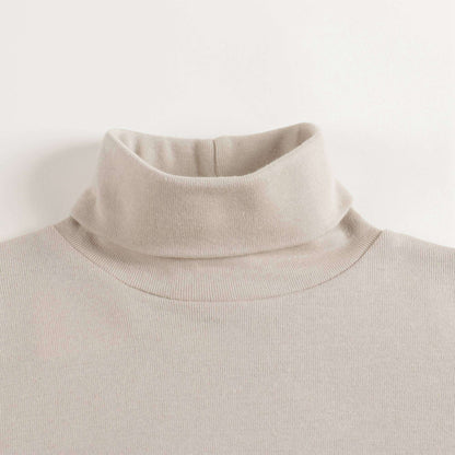 Girls Cement Cotton Turtleneck