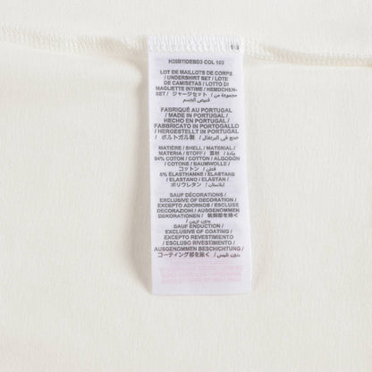 Boys Ecru Undershirt Set (3 Pieces)