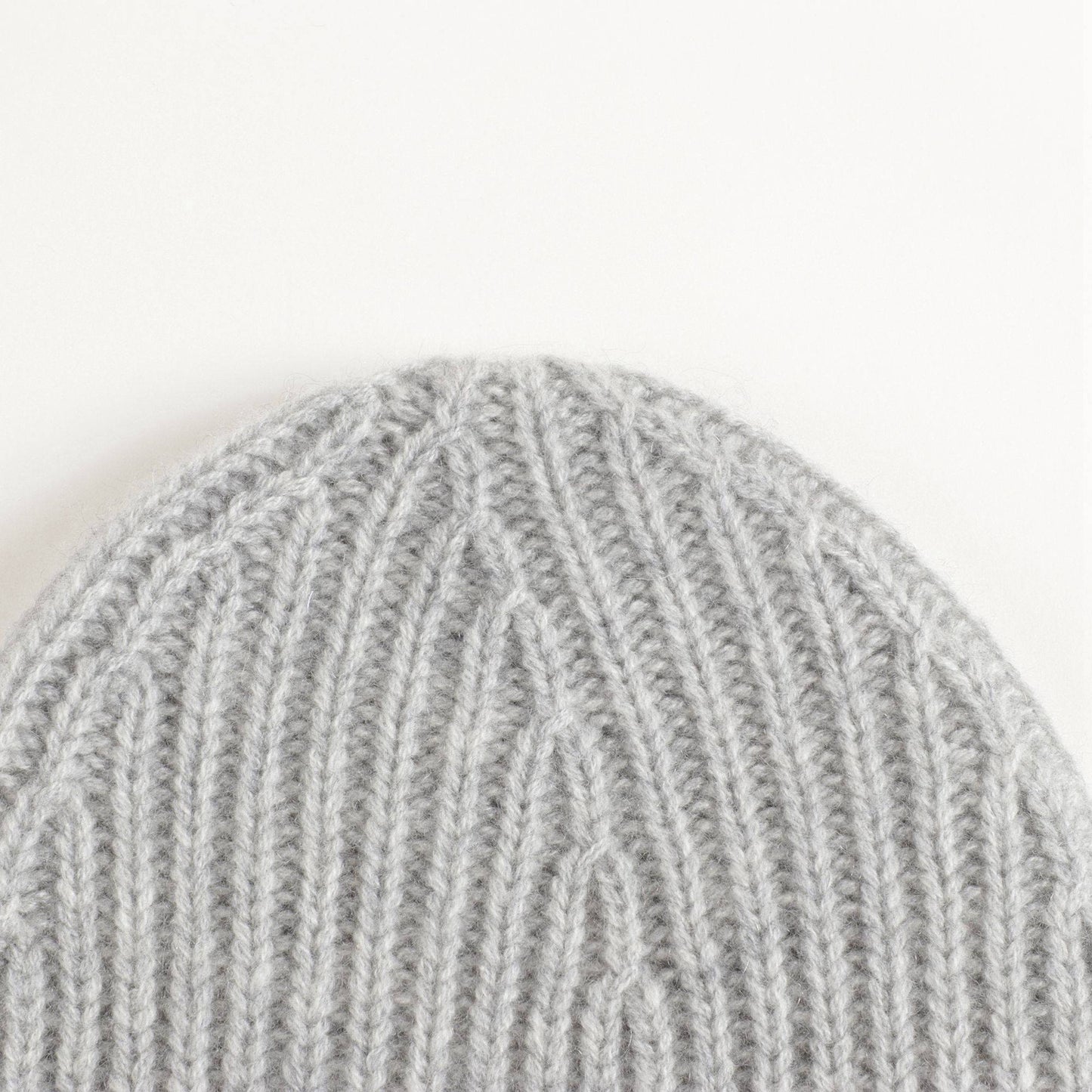 Boys & Girls Light Grey Cashmere Beanie