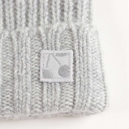 Boys & Girls Light Grey Cashmere Beanie