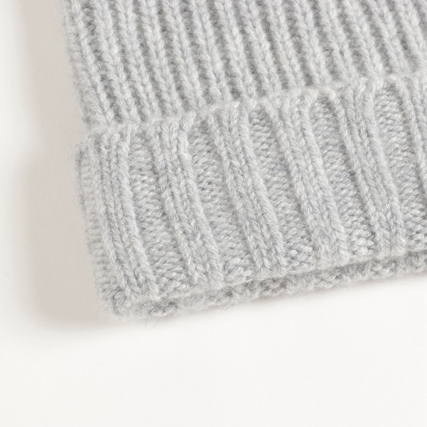 Boys & Girls Light Grey Cashmere Beanie