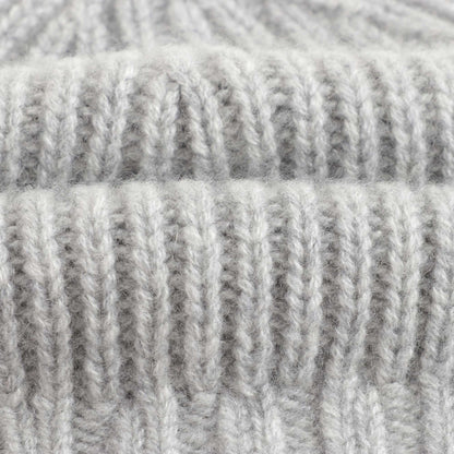 Boys & Girls Light Grey Cashmere Beanie