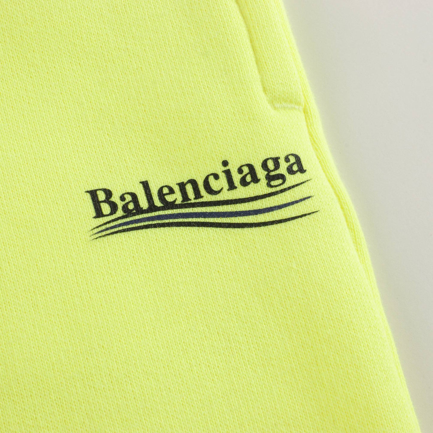 儿童荧光黄色棉长裤