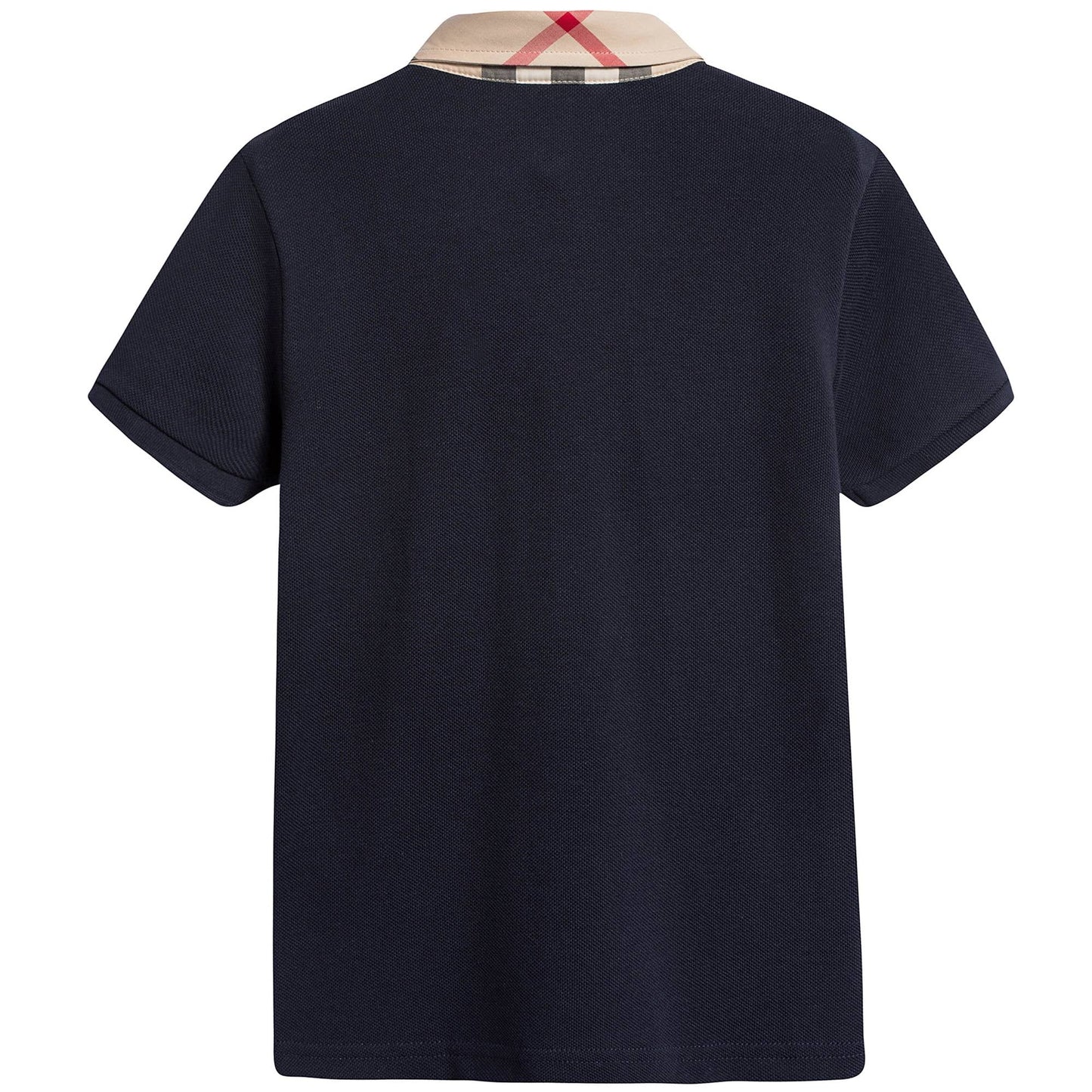 Boys True Navy Cotton Polo Shirts