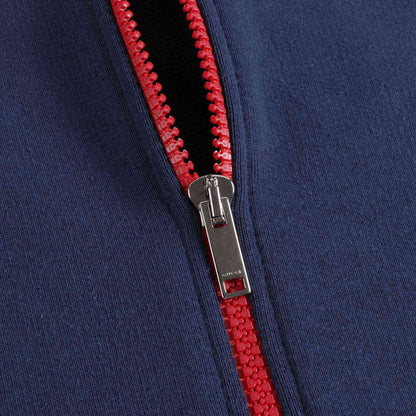 Baby Boys & Girls Prussian Blue Cotton Hoodie