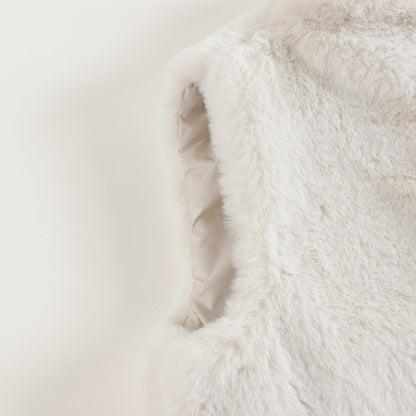 Girls Natrual Fur Vest