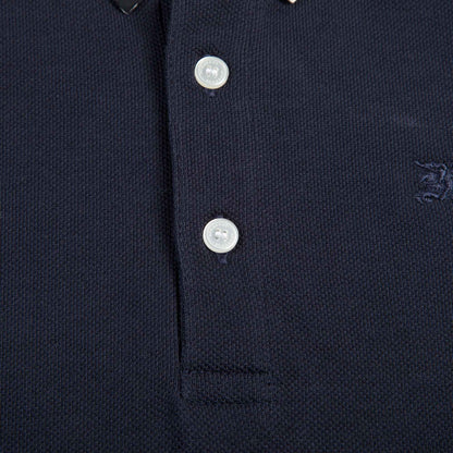 Boys True Navy Cotton Polo Shirts