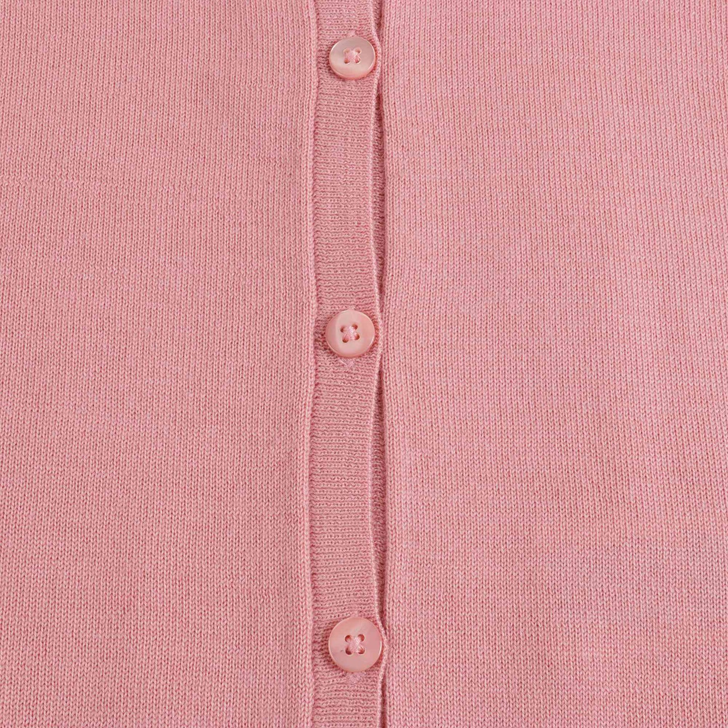 Girls Pink Wool Cardigan