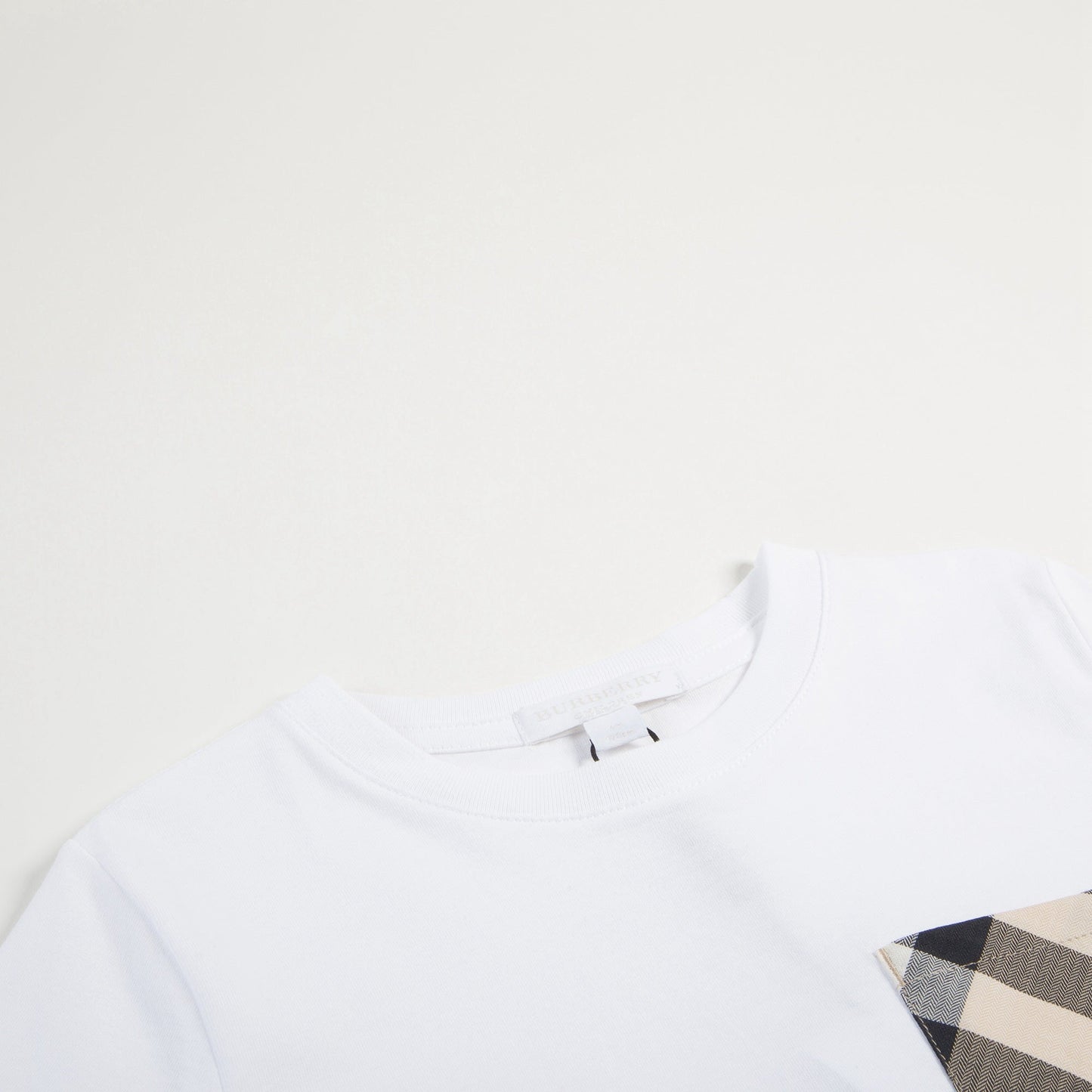 Boys White Cotton T-Shirts