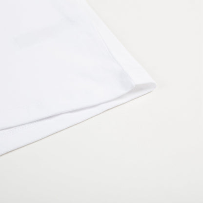 Boys White Cotton T-Shirts