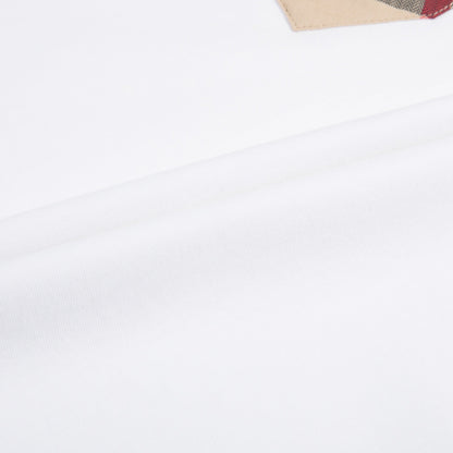 Boys White Cotton T-Shirts